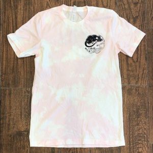 silkscreen bleach Tye-Dye Chinese zodiac tee